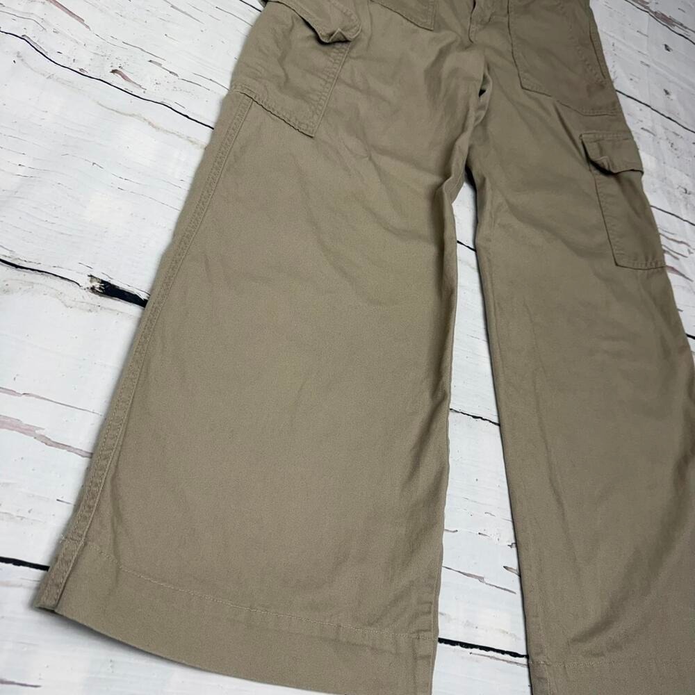 Forever 21 Cargo Pants Utility Cotton Khaki Medium Y2K Streetwear - Picture 8 of 12